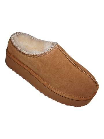 BIOSOFT Hausschuhe mini fluffy in Chestnut