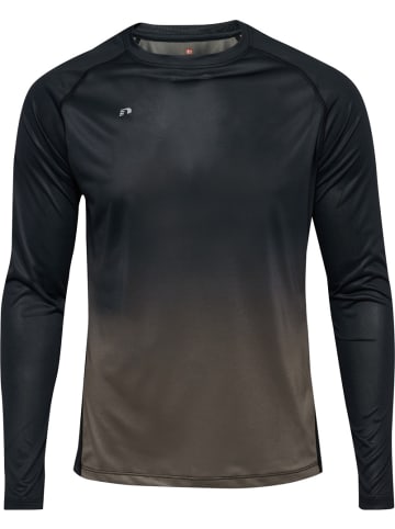 Hummel Longsleeve "Beat Gradient T-Shirt Longsleeve" in Schwarz