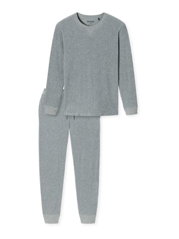 Schiesser Pyjama Warming Nightwear in Grau