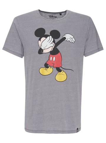 Recovered T-Shirt Disney Mickey Mouse Dabbing in Grau