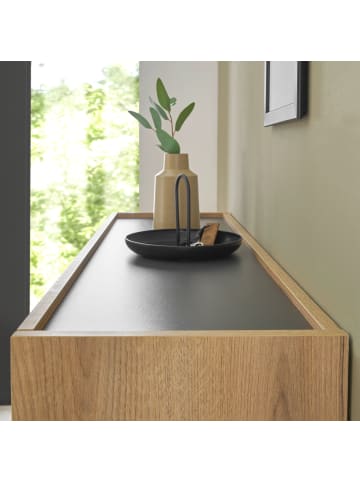 Furn.Design Garderoben-Set 2-teilig Eiche, grau 150 cm, Garderobenkombination mit Spiegel