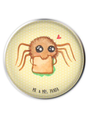 Mr. & Mrs. Panda Ablaufgarnitur Spinne Agathe Sandwich ohne Spruch in Gelb Pastell