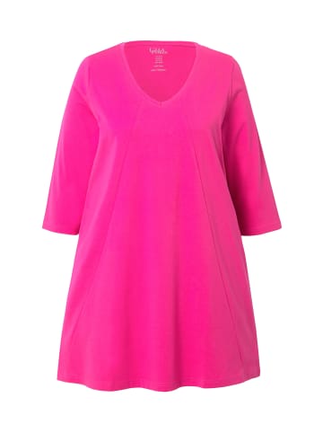 Ulla Popken Longshirt in fuchsia pink