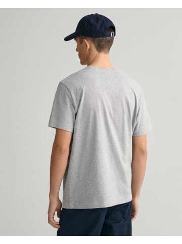 Gant T-Shirt in grey melange