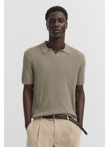 Bugatti Strickpolo in 50-beige