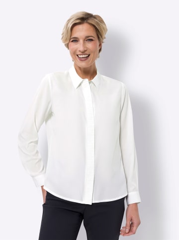 Sieh an! Langarm-Bluse in ecru