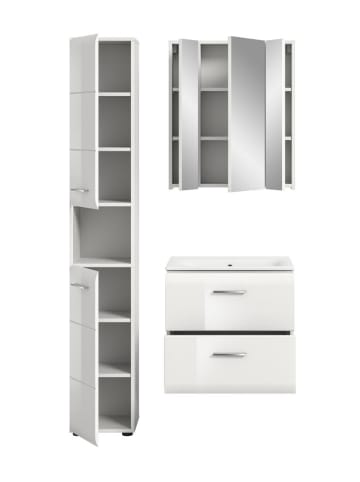 ebuy24 Badmöbelset Ice Weiß 105 x 46 cm