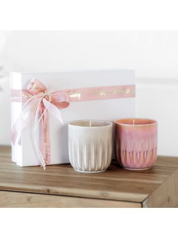 like. by Villeroy & Boch Duftkerze Sunkissed Perlemor Home Coral ø 8,5 x 9 cm rosa in rosa