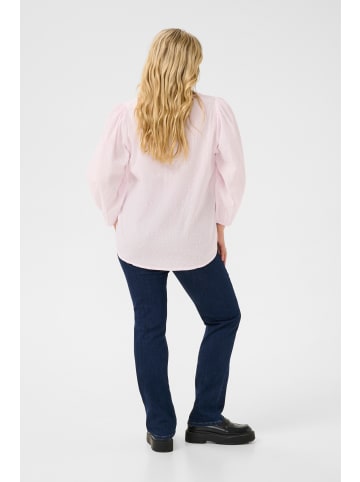 KAFFE curve Bluse langarm KCsilla Regular fit in Lilac Snow