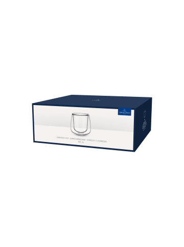 Villeroy & Boch 2er Set Espressobecher Artesano Hot & Cold in Transparent 60 ml in transparent