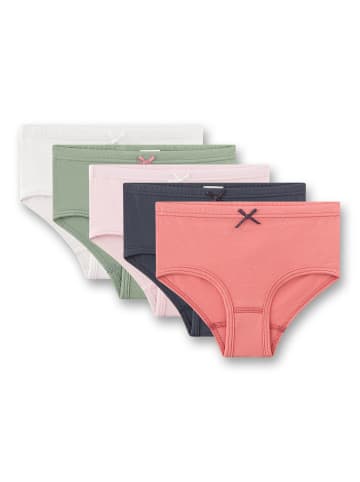 Sanetta Slip 5er Pack in Orange/Rosa/Grün
