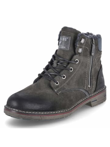 Mustang Stiefel mit Warmfutter in grau