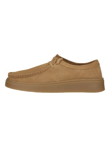 Clarks Schnürschuhe Torview in 5232 Dark Sand Suede