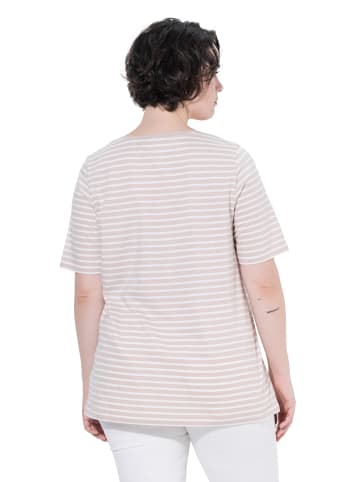 Ulla Popken Shirt in dunkles kitt