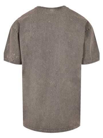 F4NT4STIC Oversize T-Shirt Stranger Things Fire Logo Men Netflix TV Series in Asphalt