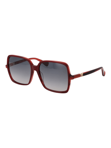 Max Mara Frauen Sonnenbrille Quadratisch Burgundisch