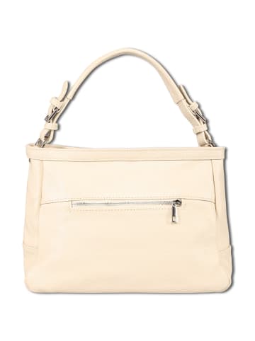 Florence Leder Schultertasche Florence Tasche beige ca. 38cm