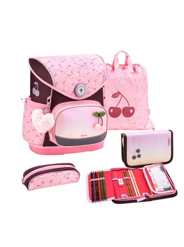 Belmil Premium Schulranzen-Set 5tlg. Compact Plus "Cherry Blossom"