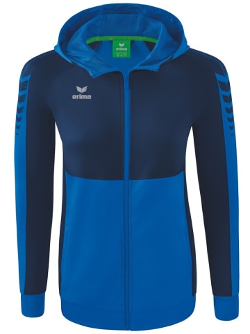 erima Trainingsjacke "Six Wings Trainingsjacke Mit Kapuze" in Blau