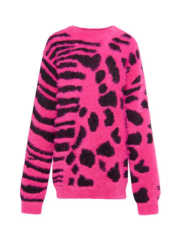 myMo KIDS Mädchen Strickpullover in Pink