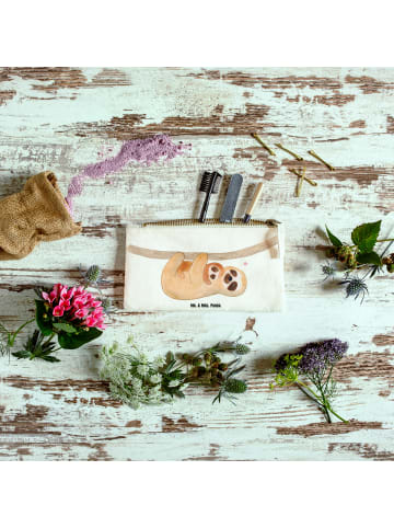 Mr. & Mrs. Panda Mäppchen Faultier Kind ohne Spruch in Weiß