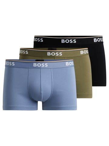 BOSS Boxershort 3er Pack in Schwarz/Blau/Grün