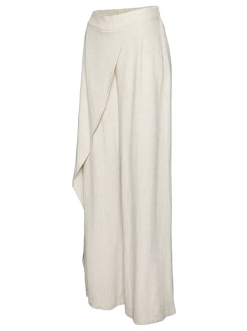 French Connection Leinenhose in beige meliert