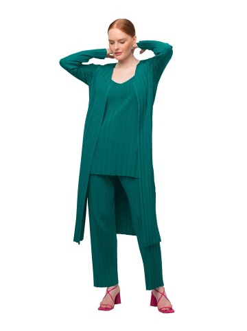 Ulla Popken Strickjacke in grünblau