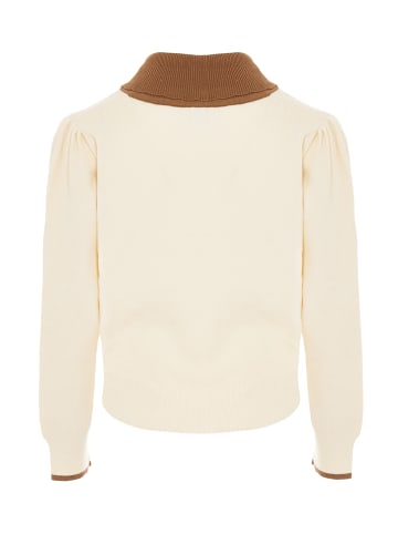 NAEMI Damen Strickjacke in Beige