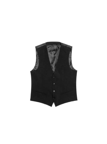 Schwarz Polyester Weste