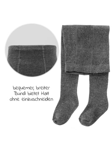 LaLoona Strumpfhose 2er Pack - Dunkelgrau - in grau