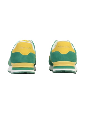 Teddy Smith Leder-Sneaker Grün