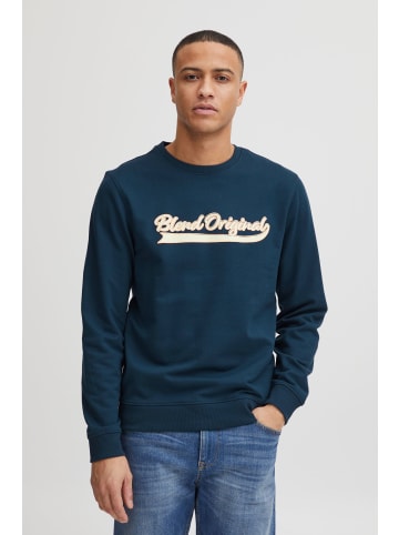 BLEND Sweatshirt BHSweatshirt - 20715364  Modisches Sweatshirt mit Schriftzug in Blau