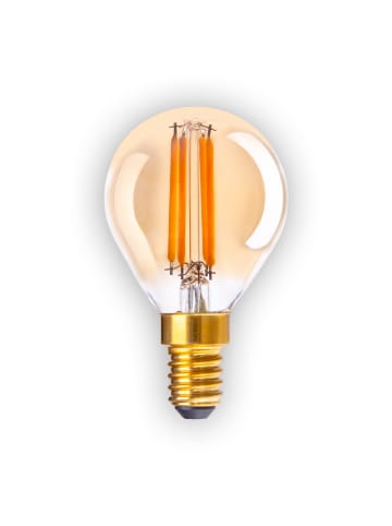 näve LED Leuchtmittel "DILLY" in amber - (L)4.5 cm x (B)4.5 cm x (H)7.8 cm - EEK G