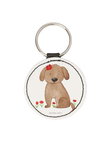 Mr. & Mrs. Panda Taschenanhänger Hund Dame ohne Spruch in Weiß