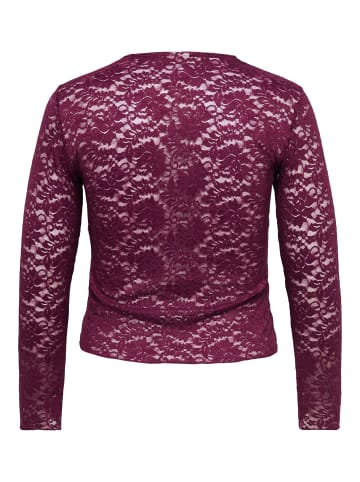 ONLY Carmakoma Bluse in Fig