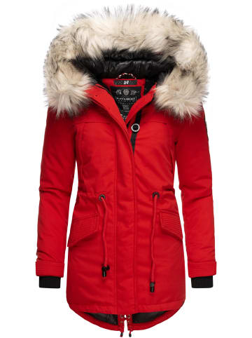 Navahoo Wintermantel Lady Like in Rot