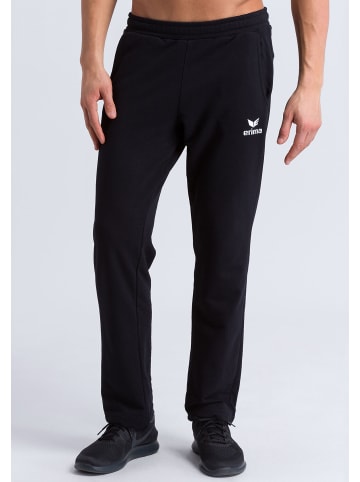 erima Essential 5-C Sweatpants in schwarz/weiss