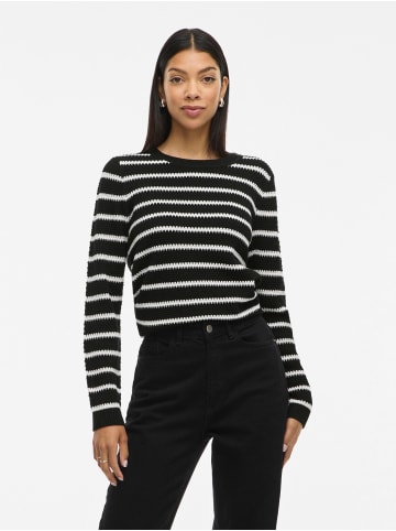 Vila Strickpullover in Black