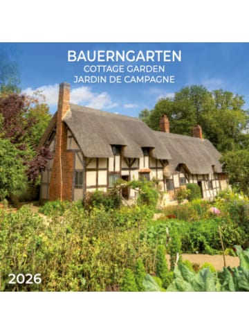 TUSHITA Kalender - Bauerngarten/Cottage Garden 2026