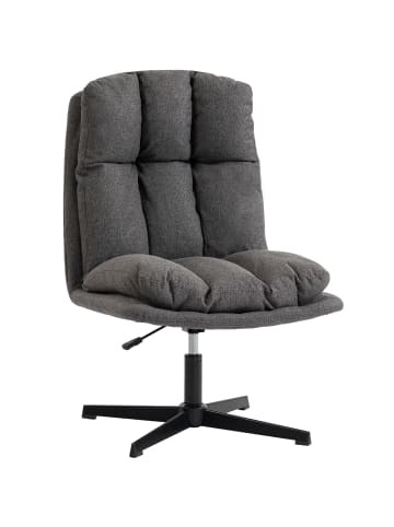 HOMCOM Sessel-75L x 63B x 102H cm-Dunkelgrau