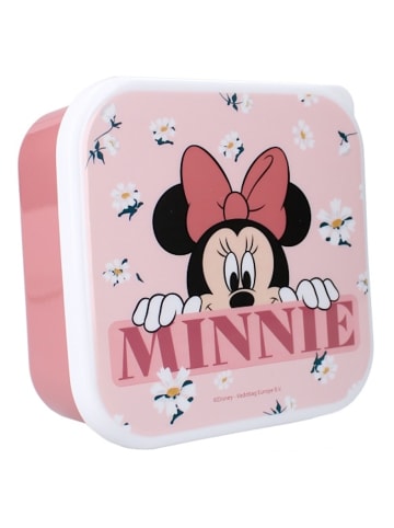 VADOBAG Snackbox Minnie Mouse (3tlg.) Bon Appetit! Brotdose 3 Jahre