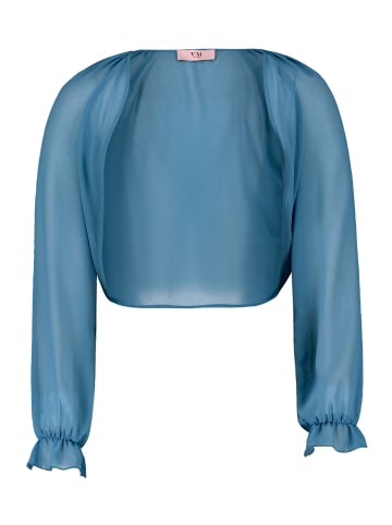 Vera Mont Bolero-Jacke mit gekräuseltem Ausschnitt in Shiny Bluestone