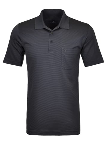 Ragman Polo in schwarz