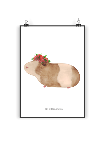 Mr. & Mrs. Panda Bild Meerschweinchen Weisheit ohne Spruch in Weiß