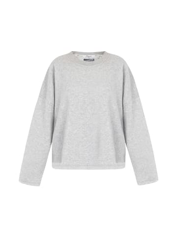 DreiMaster Vintage Oversize Sweatshirt in Hellgrau Melange