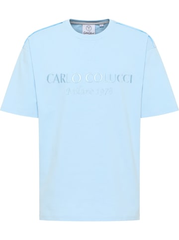 Carlo Colucci T-Shirt De Caminada in Blau