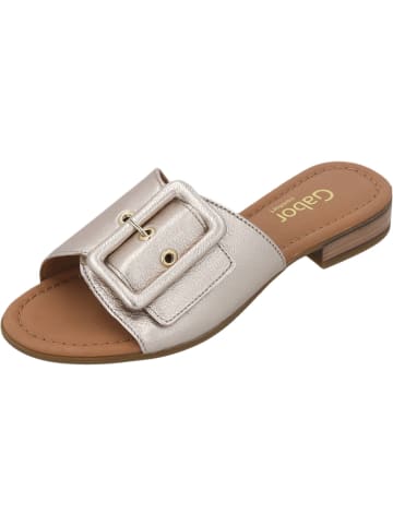 Gabor Comfort Plateau-Pantoletten in puder (gold)
