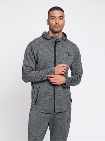 Hummel Reißverschluss Jacke Hmlaston Multisport Herren in DARK GREY MELANGE