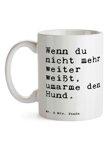 Mr. & Mrs. Panda Becher Wenn du nicht mehr... mit Spruch in Weiß